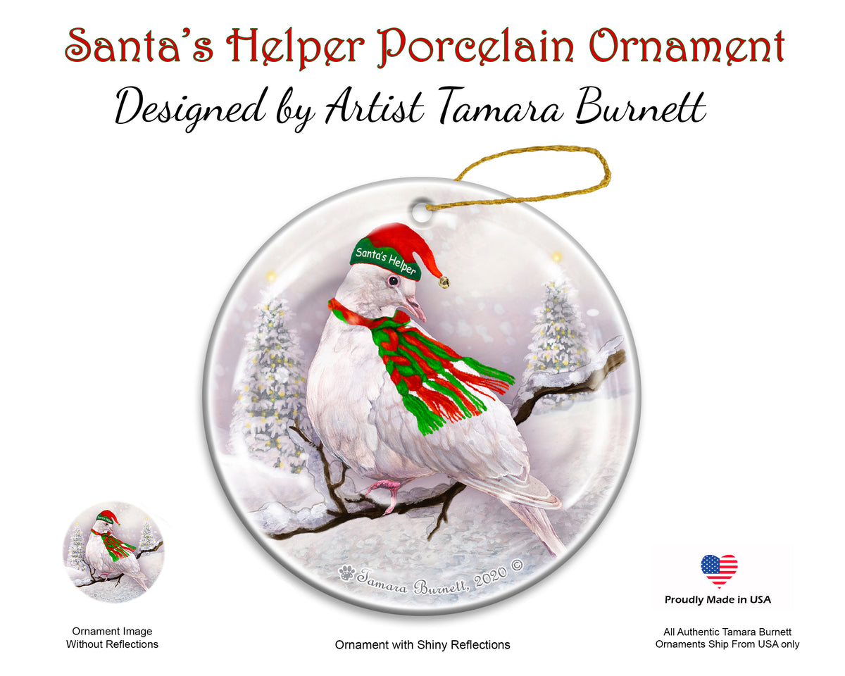 White Doves Ornament