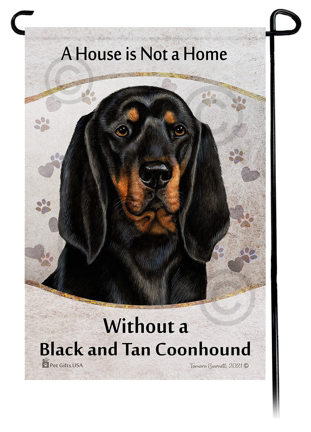 Coonhound House Is Not A Home Garden Flag
