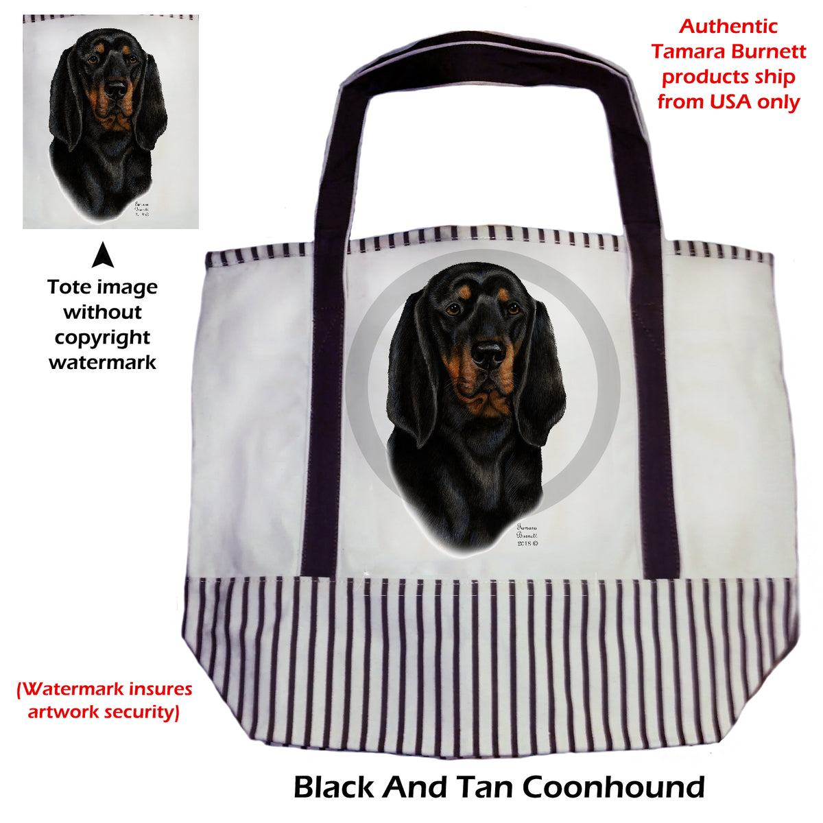 Coonhound - Tote Bag