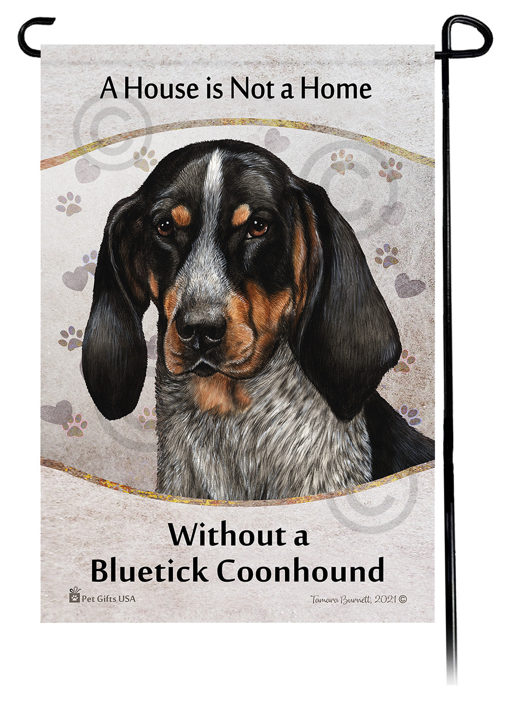 Coonhound House Is Not A Home - Garden Flag