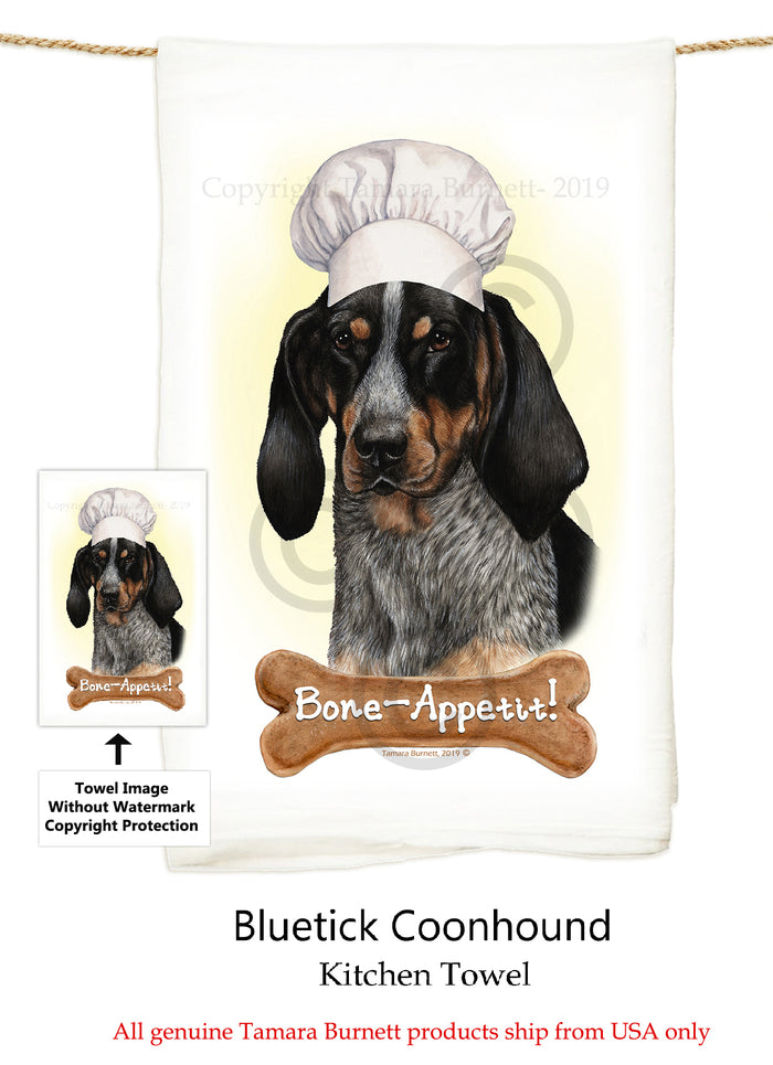 Coonhound Flour Sack Towel