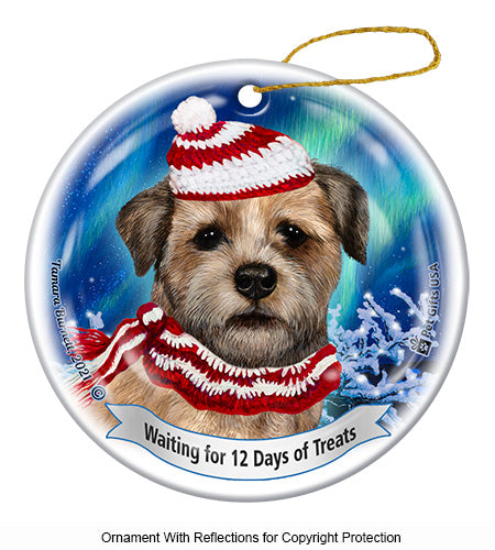 Border Terrier 12 Days of Treats Ornament