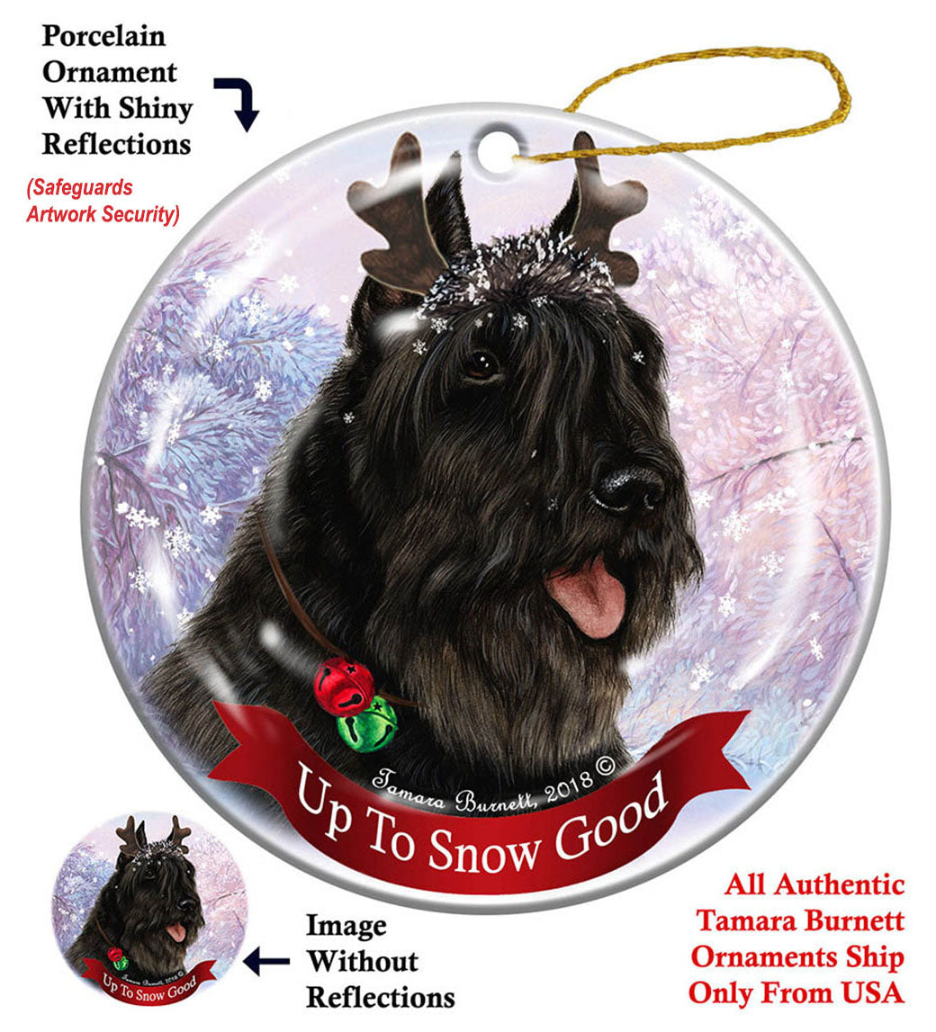 Bouvier des Flandres Black Ornament