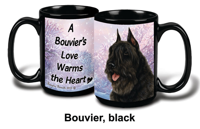 Bouvier Black Winter Mug 15 oz