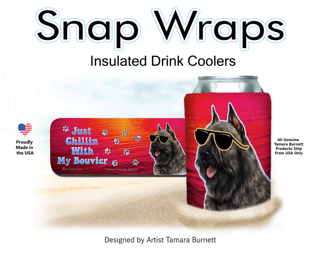 Bouvier des Flandres Grey Snap Wrap Cozy