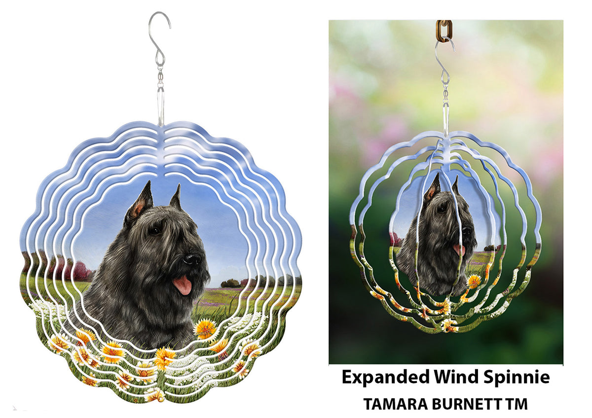 Bouvier des Flandres Grey Wind Spinner