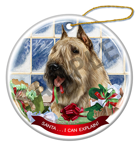 Bouvier des Flandres - Santa I Can Explain Ornament