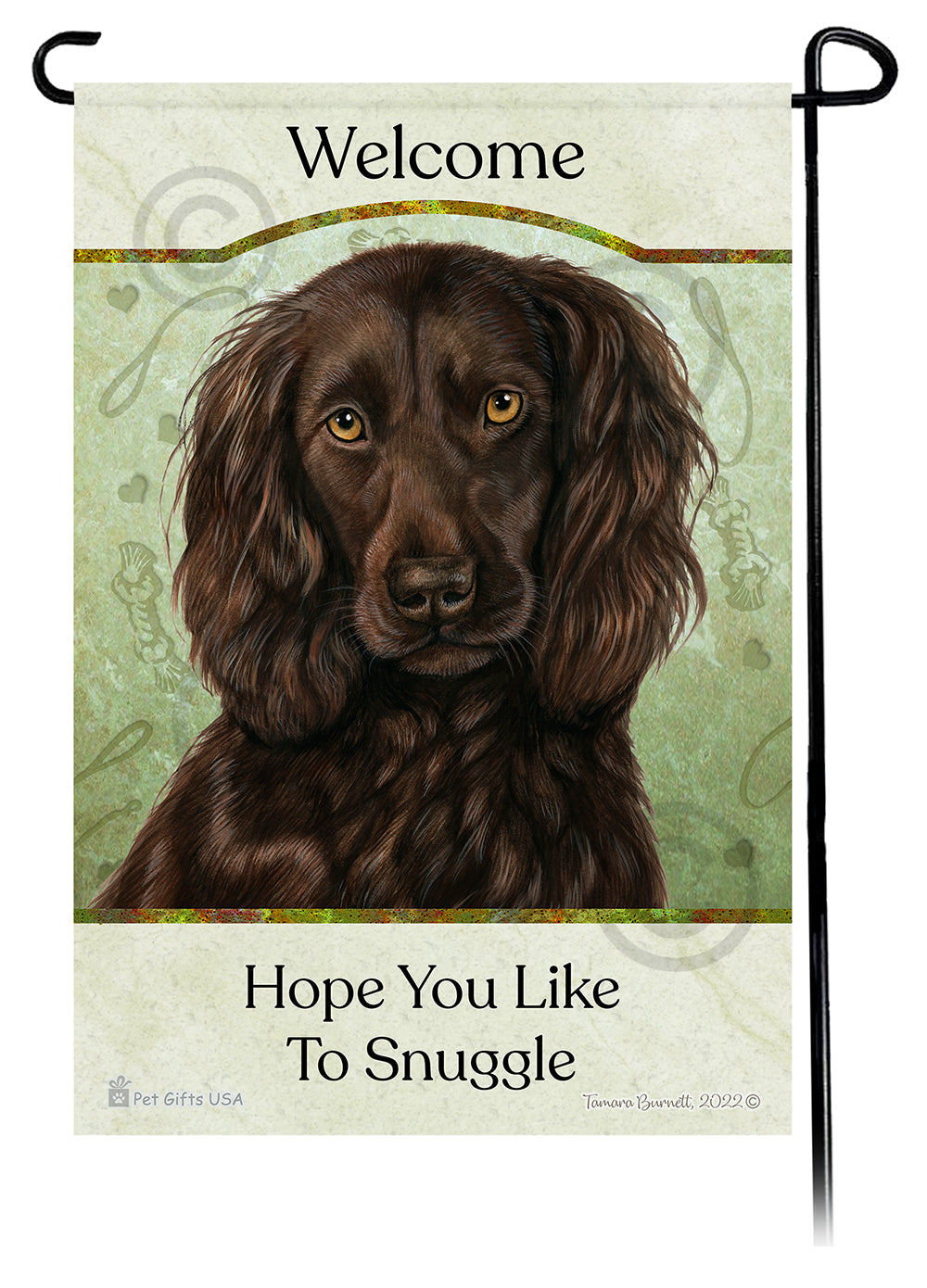Boykin Spaniel Hope You Like To Snuggle - Garden Flag