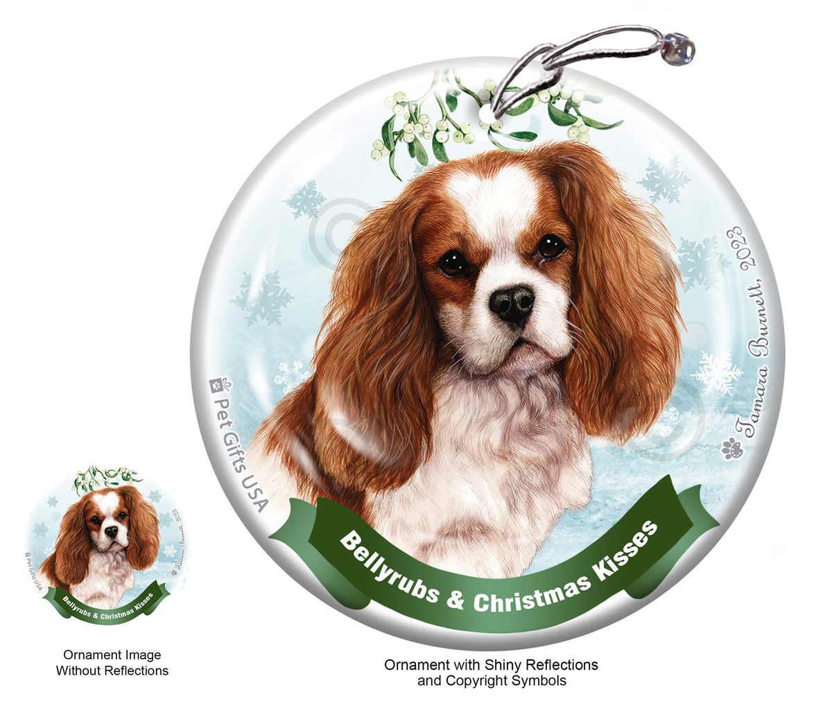 Cavalier King Charles Blenheim Ornament