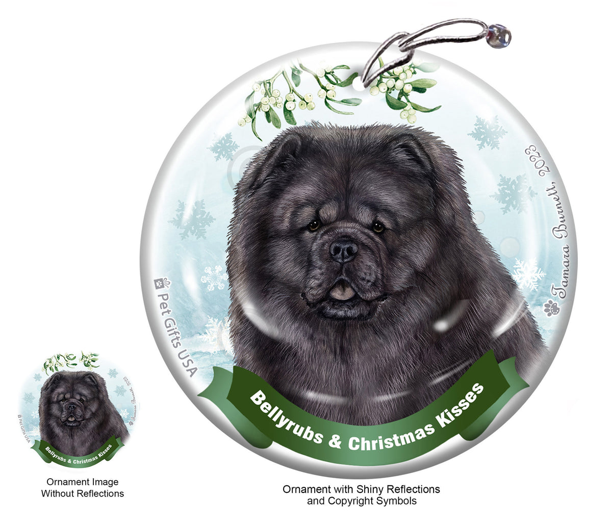Chow Chow Blue Ornament