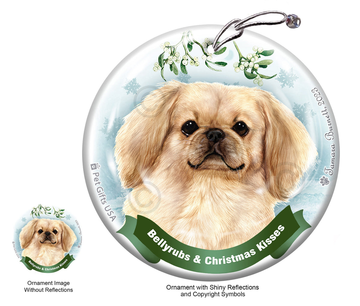 Pekingese Cream Ornament