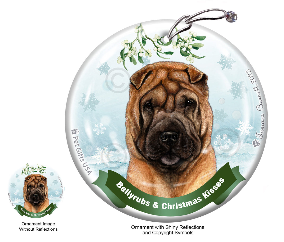 Shar Pei Fawn Ornament