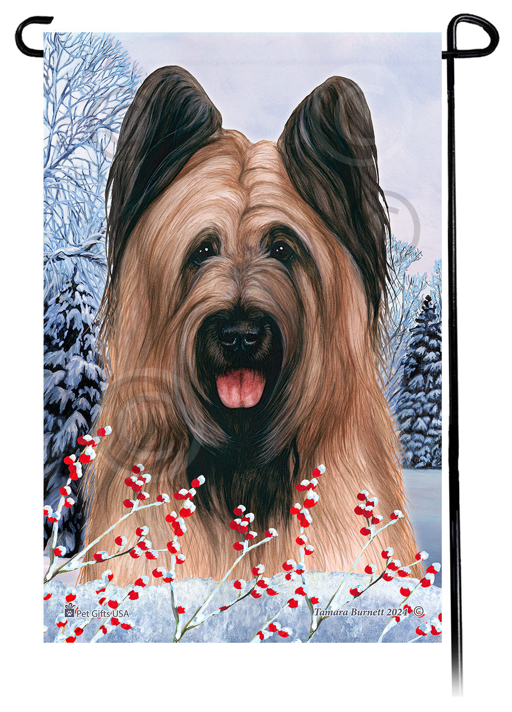 Briard Winterberries - Garden Flag