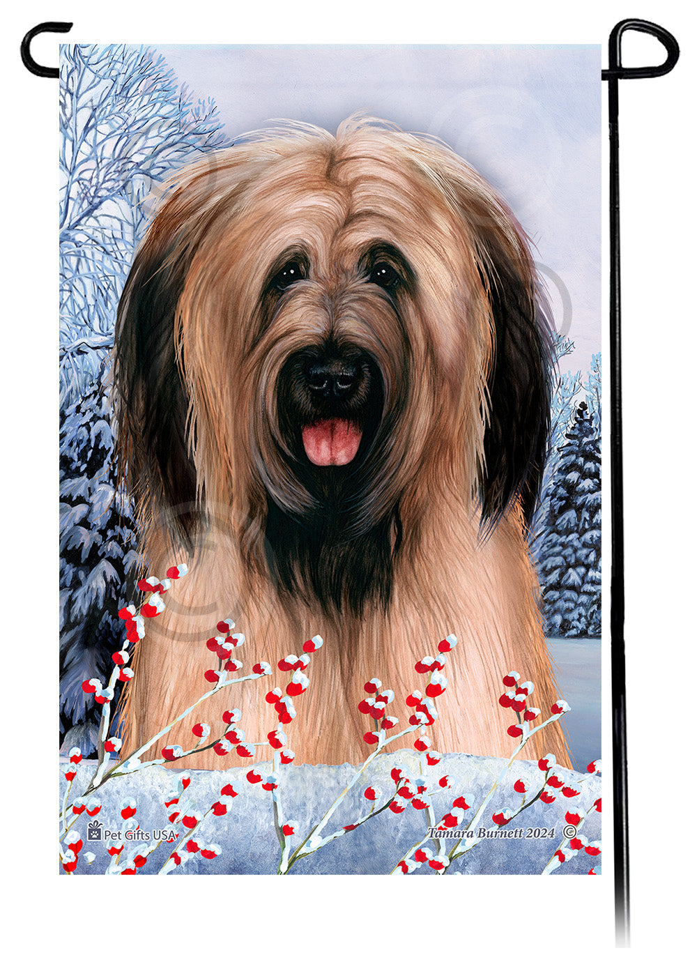 Briard Winterberries - Garden Flag