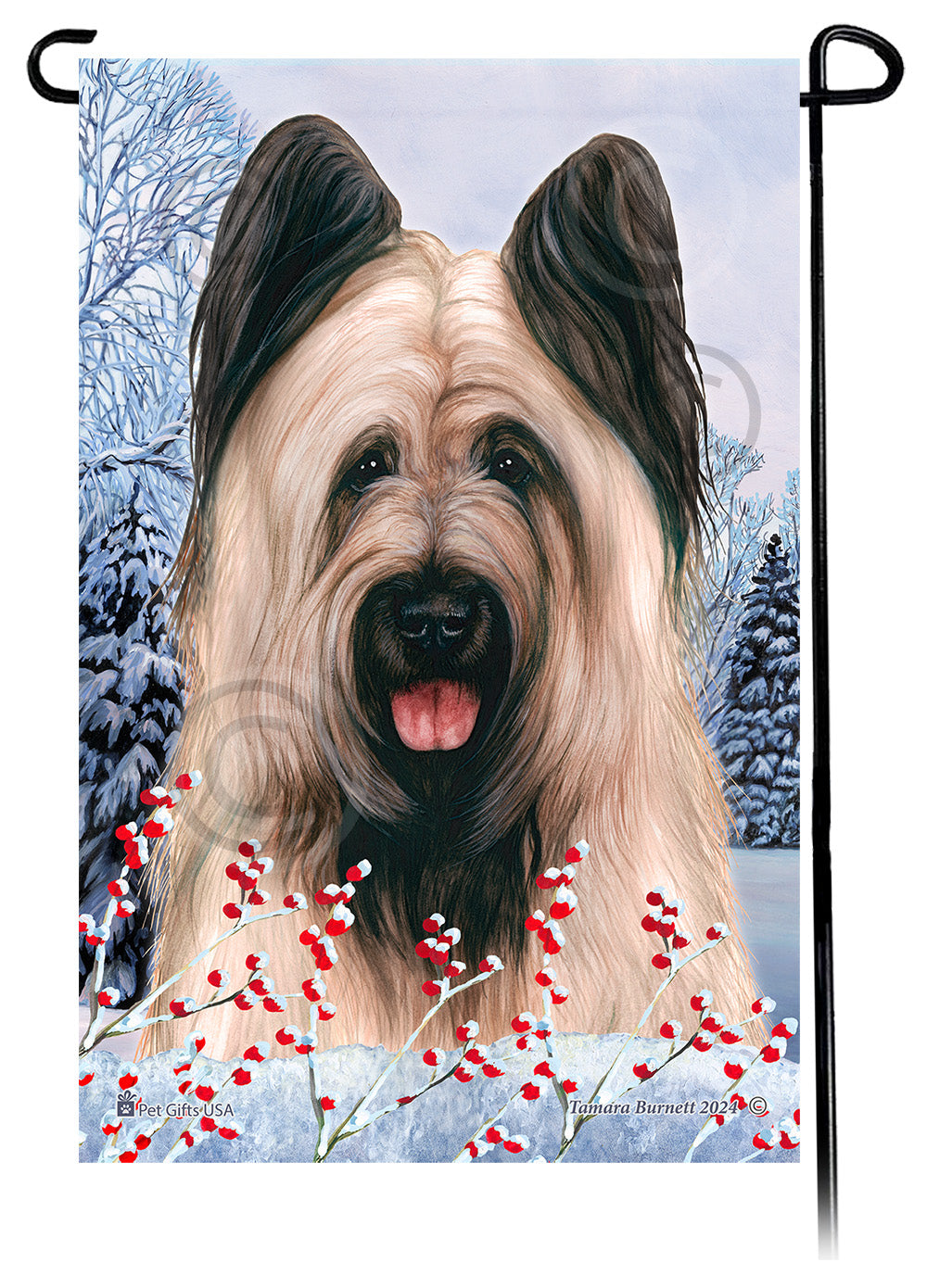 Briard Winterberries - Garden Flag