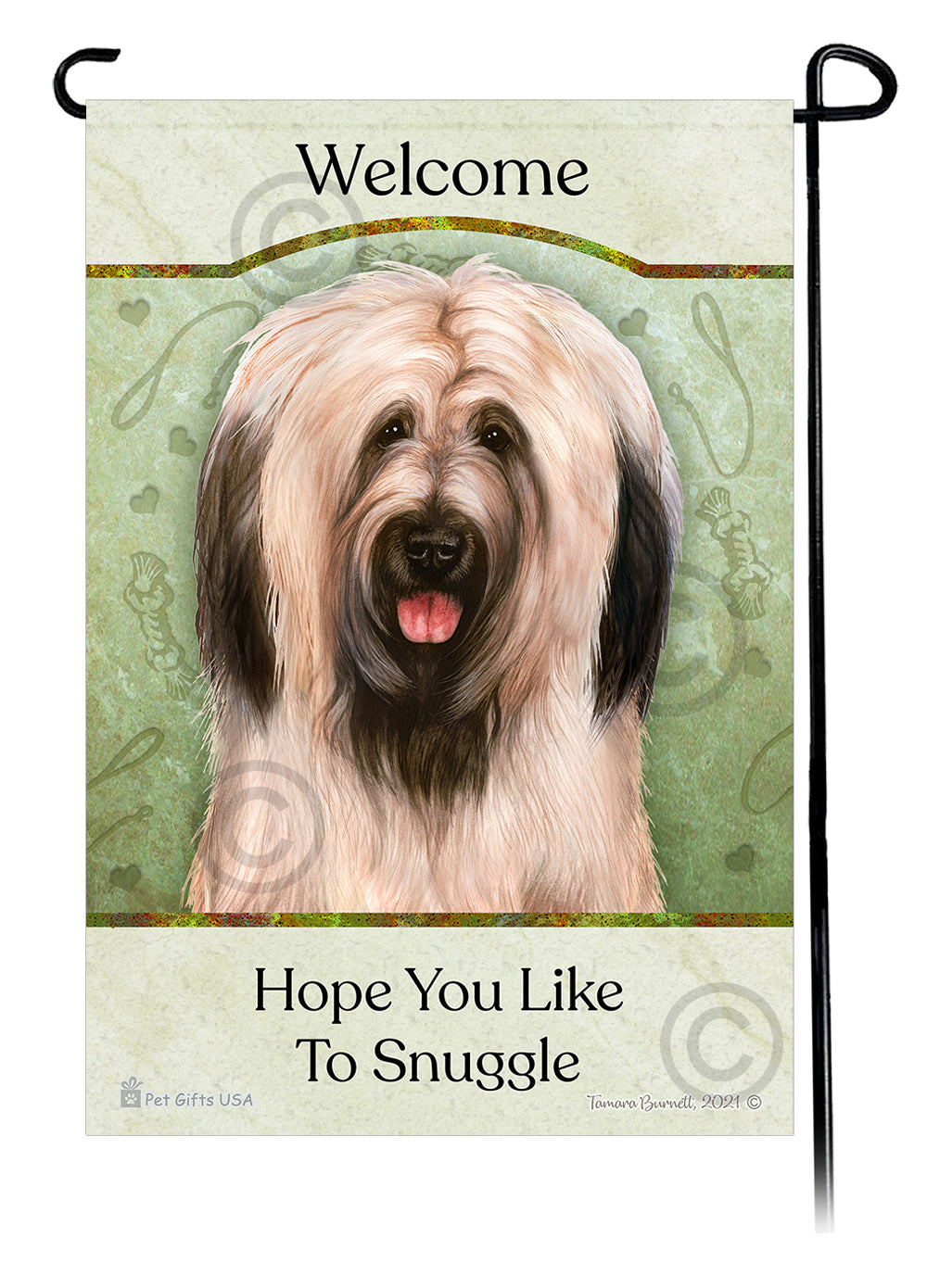 Afghan Hound Hope You Like To Snuggle - Garden Flag