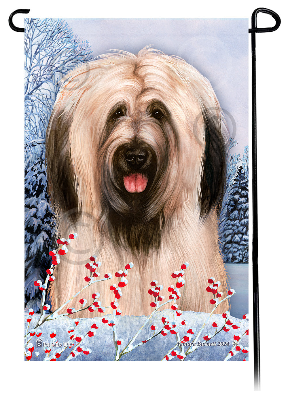Briard Winterberries - Garden Flag