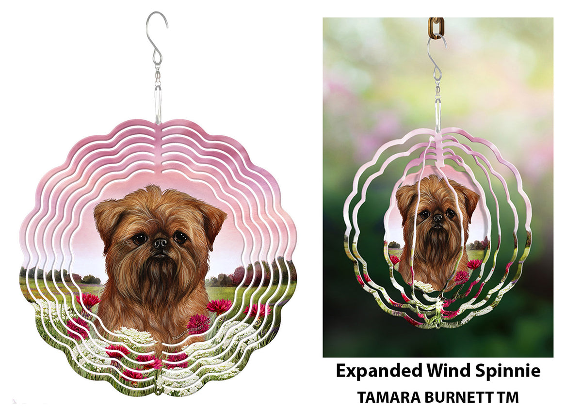 Brussels Griffon Wind Spinner