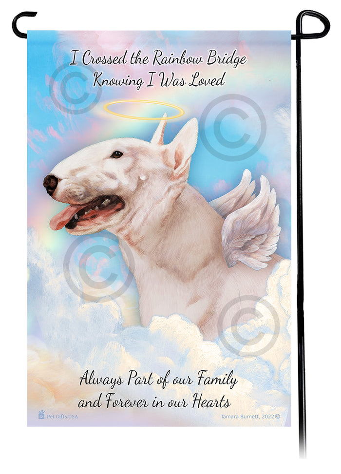 Bull Terrier Memorial Garden Flags