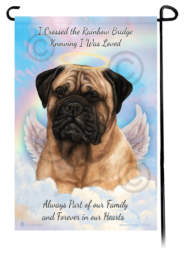 Bullmastiff Memorial Garden Flags