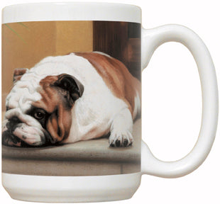 Bulldog On Porch - Fiddler's Elbow Mug