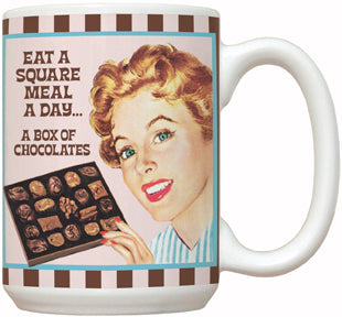 Eat A Square Meal - Fiddler's Elbow Mug