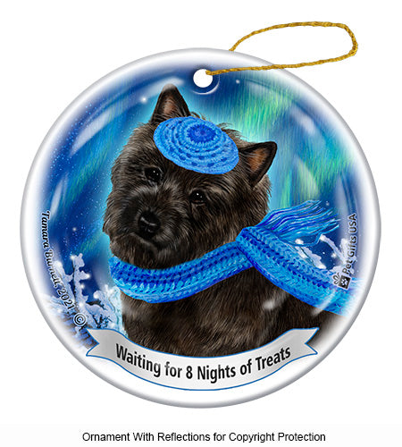 Cairn Terrier Black Ornament