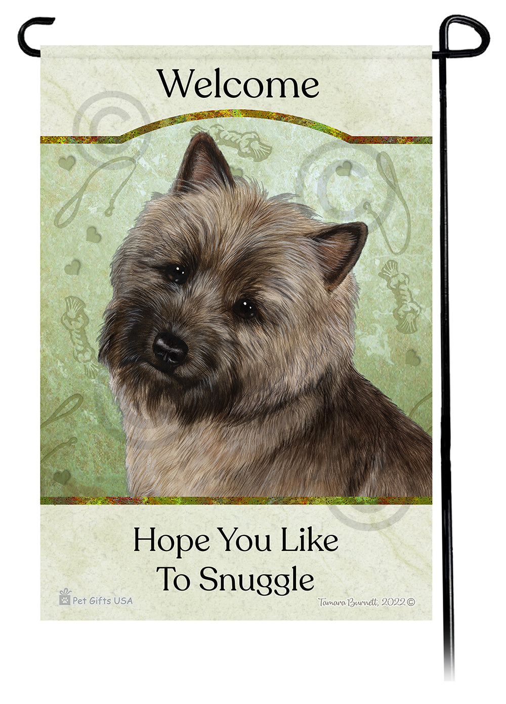 Cairn Terrier Hope You Like To Snuggle - Garden Flag