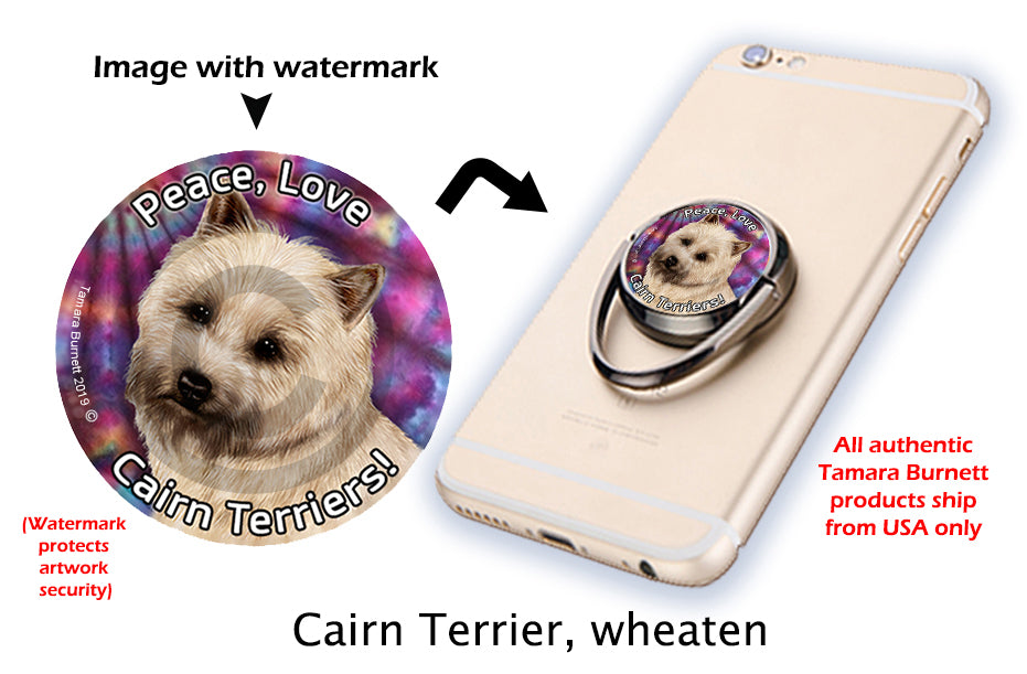 Cairn Terrier Cream Phone Stand