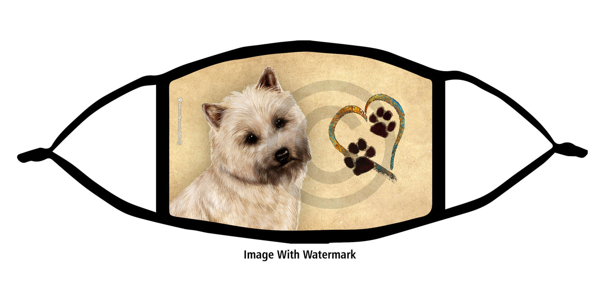 Cairn Terrier (Wheaten) Face Mask