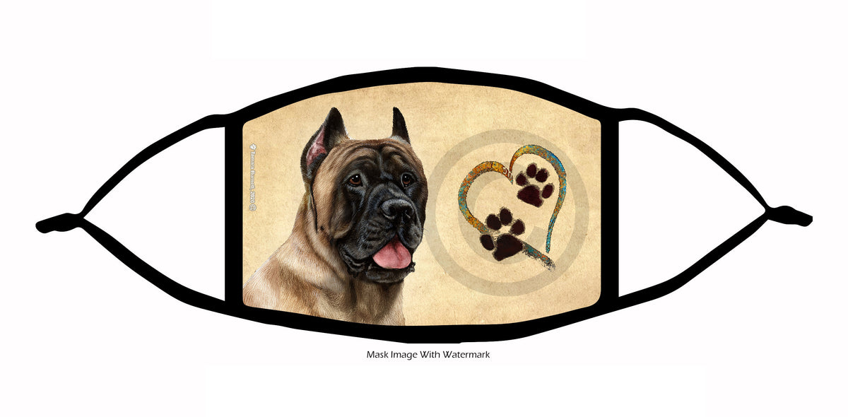 Cane Corso (Fawn) Face Mask