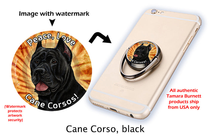 Cane Corso Black Phone Stand