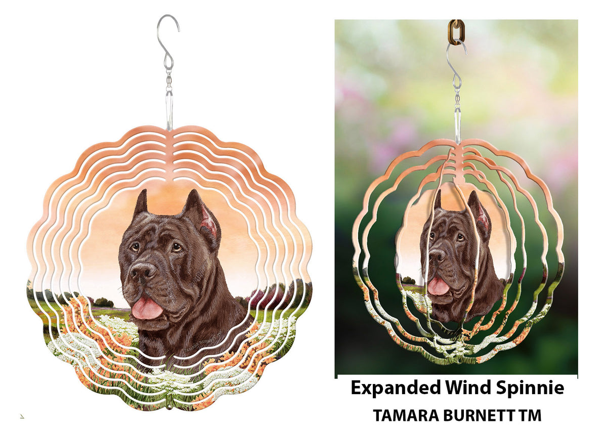 Cane Corso Chocolate Wind Spinner