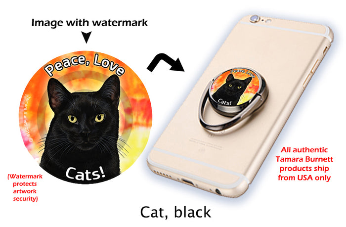 Black Cat Phone Stand