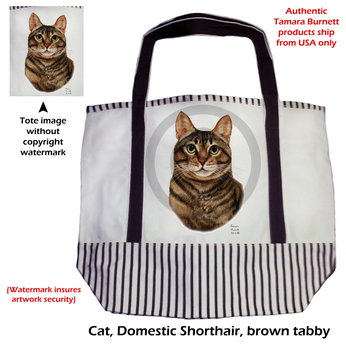 Tabby Cat - Tote Bag