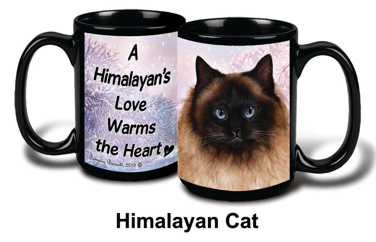 Himalayan Cat Winter Mug 15 oz