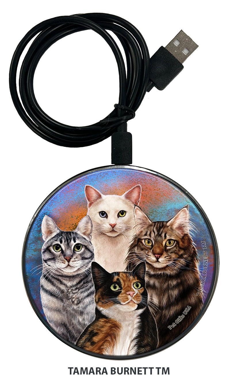 Cat Menagerie Zoomies Wireless Charger
