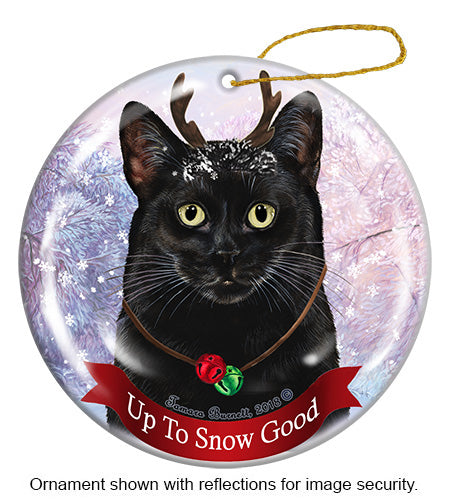Black Cat Style 2 Ornament