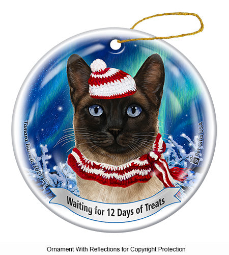 Siamese 12 Days of Treats Ornament