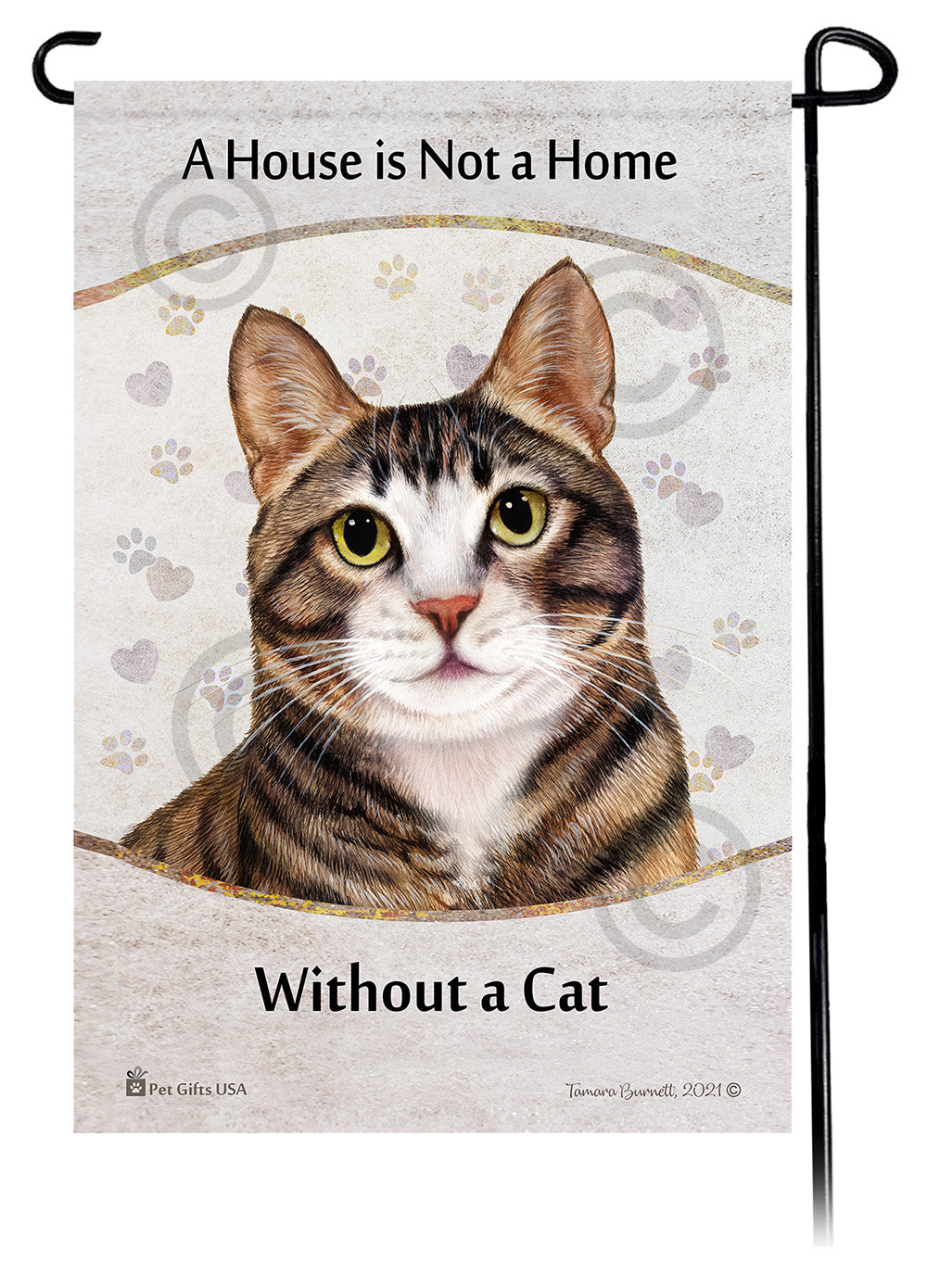 Tuxedo Cat House Is Not A Home - Garden Flag