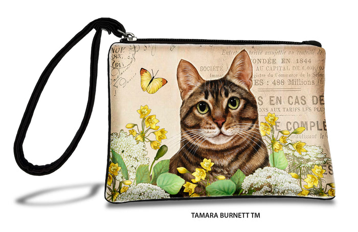Brown Tabby Cat Zippees Pet Pouch