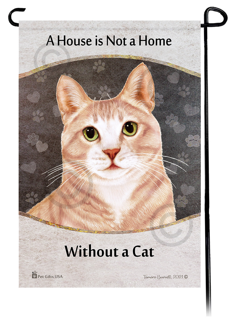Tuxedo Cat House Is Not A Home - Garden Flag