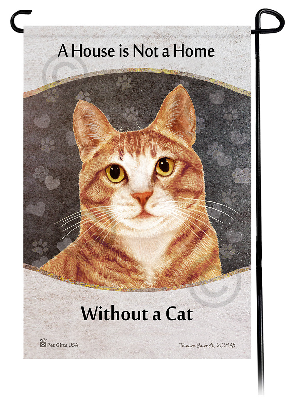 Tuxedo Cat House Is Not A Home - Garden Flag