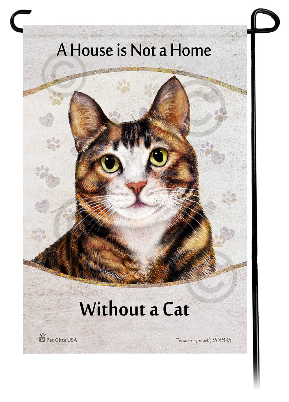 Tuxedo Cat House Is Not A Home - Garden Flag