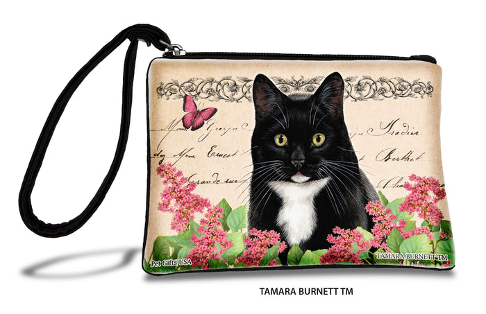 Black and White Tuxedo Cat Zippees Pet Pouch