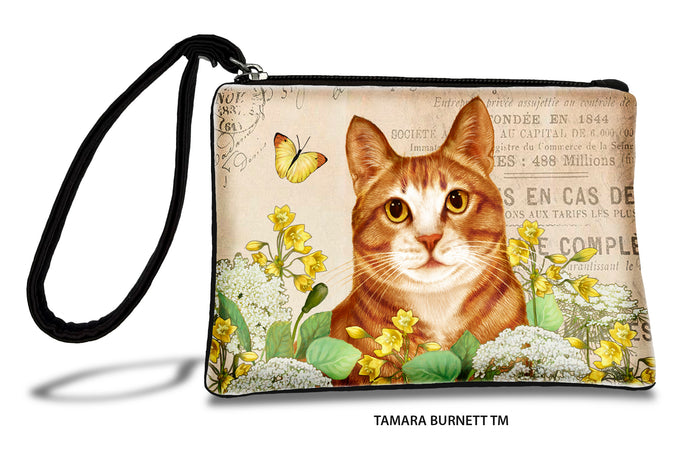 Orange and White Tuxedo Cat Zippees Pet Pouch