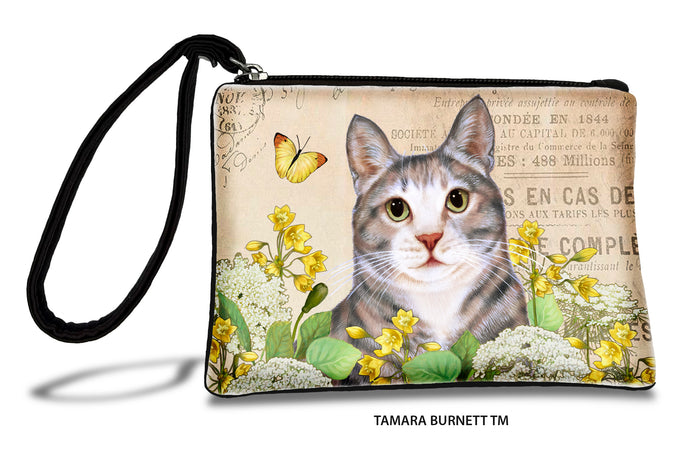 Blue Cream Tortoiseshell Tuxedo Cat Zippees Pet Pouch