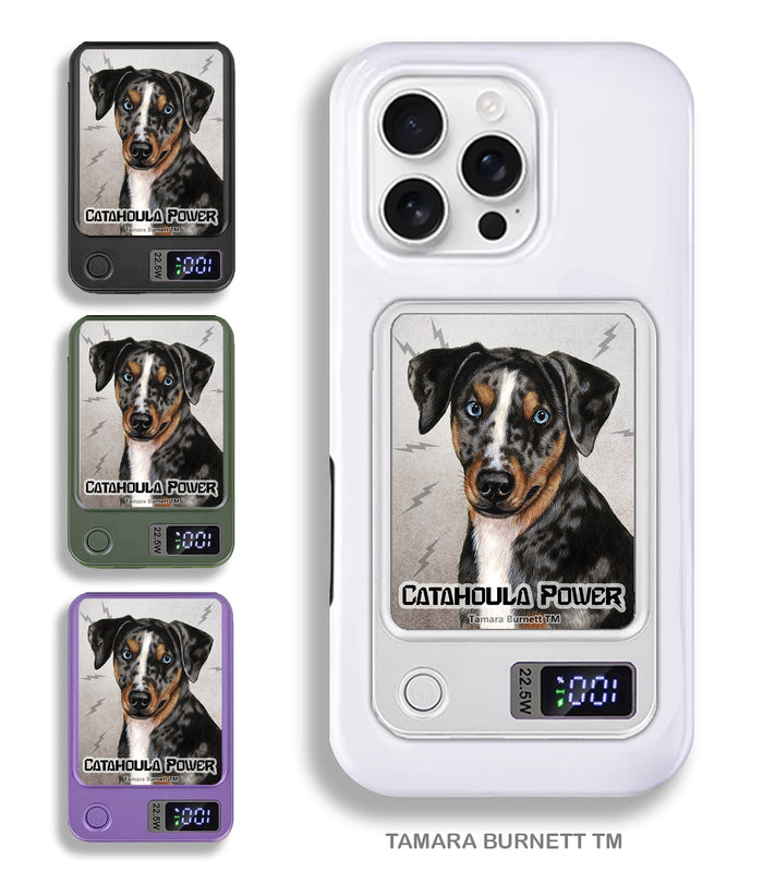 Catahoula Leopard Dog Phone Bank Wireless Charger