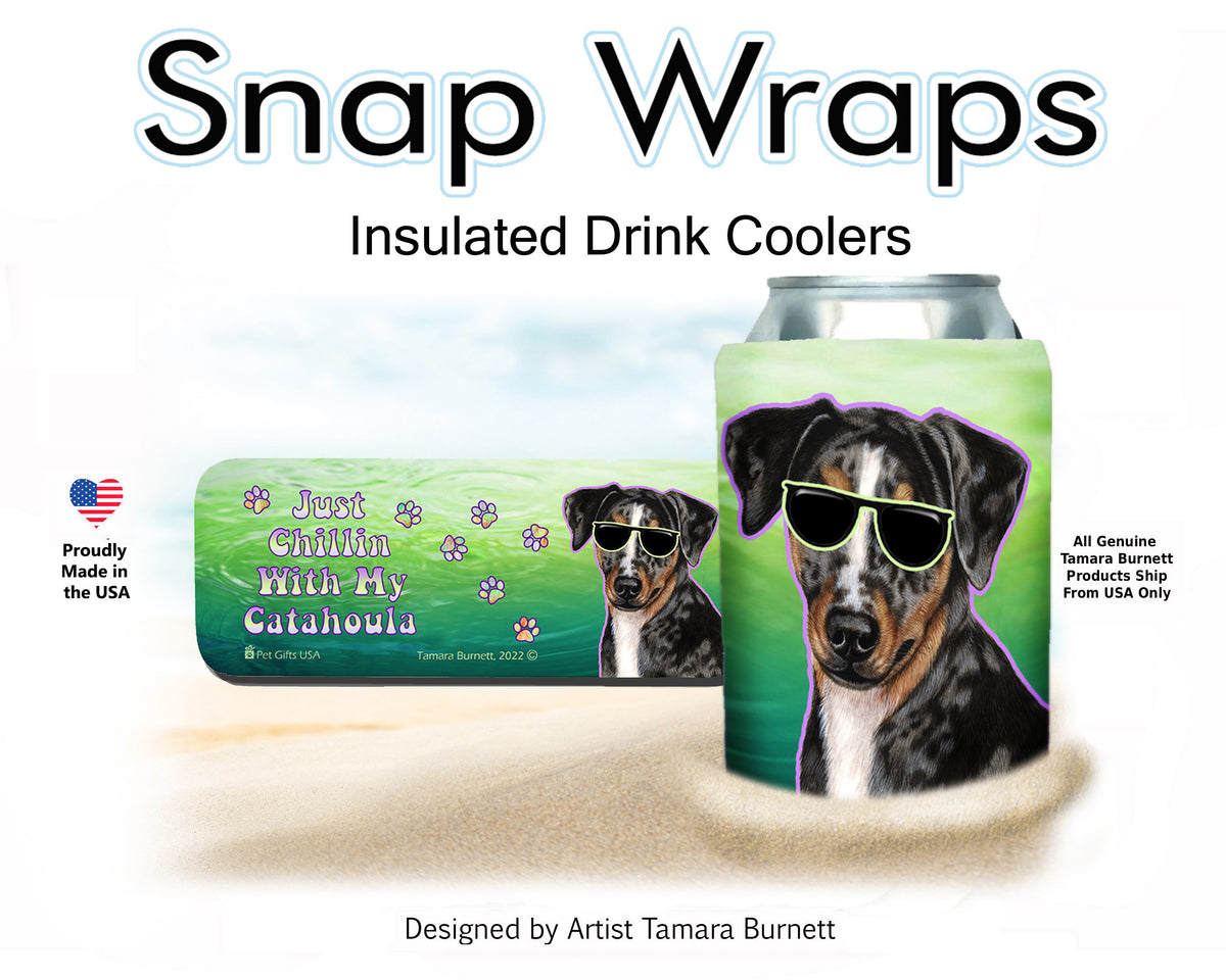 Catahoula Leopard Dog Snap Wrap Cozy