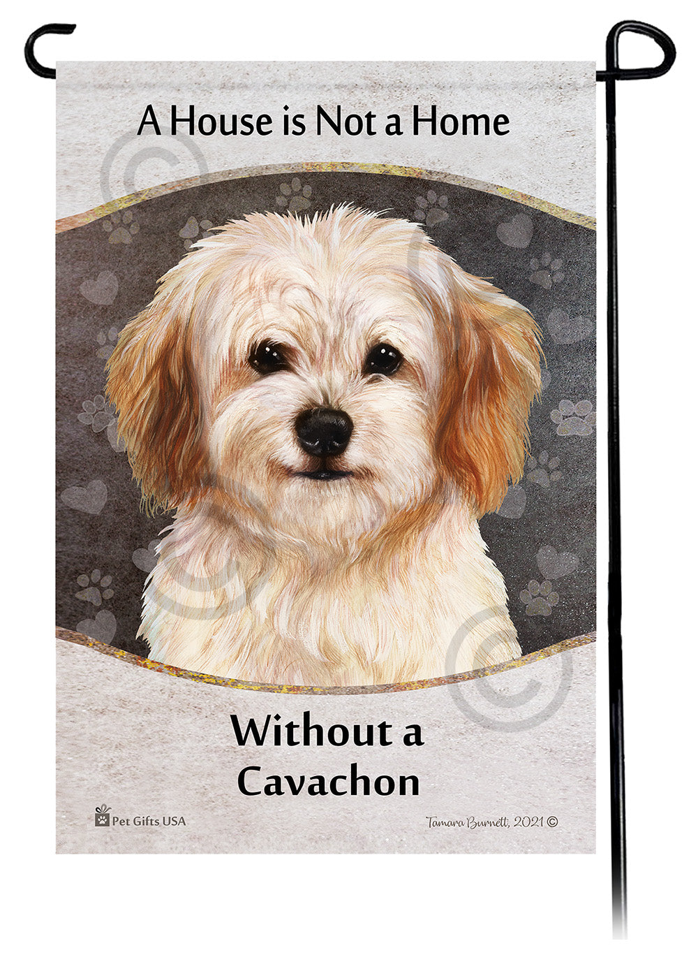 Cavachon House Is Not A Home Garden Flag
